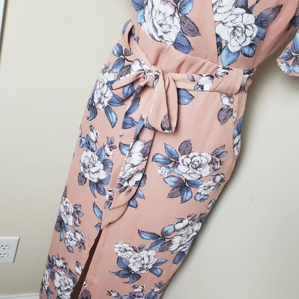 SIENNA SKY Floral Ultra Mini Dress with Long Cover - Picture 3 of 10